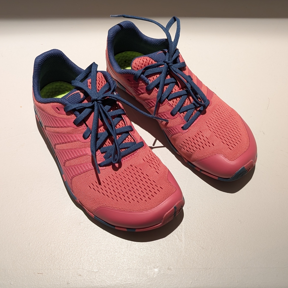 Inov-8 Red and Navy Athletic Shoes Women 7.5
